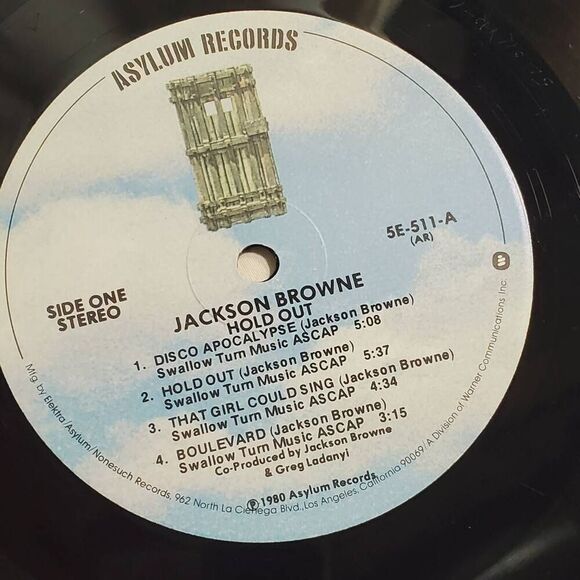 Jackson Browne Hold Out 1980 1st Press Vinyl LP Record - Picture 6 of 9